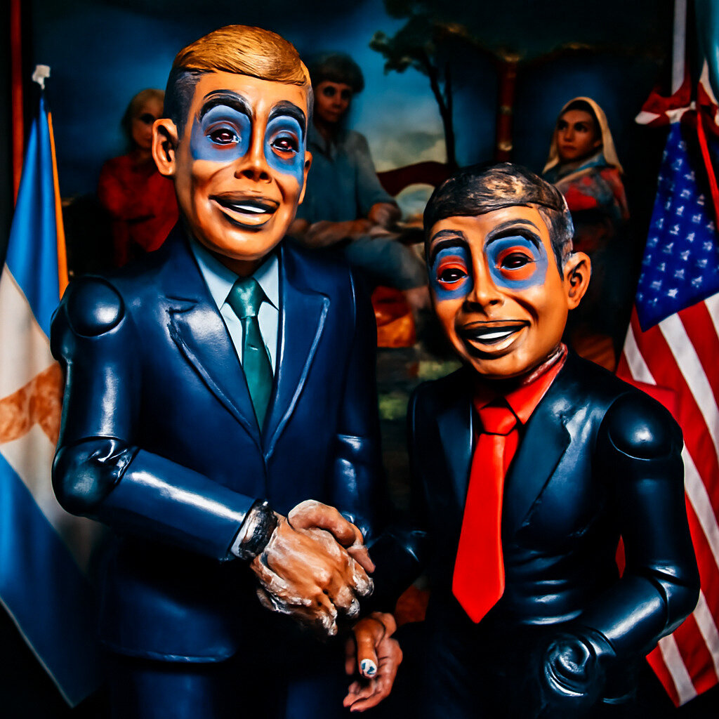 Caputo y su circo se van a Washington a charlar con Bessent mientras la economía se desploma.